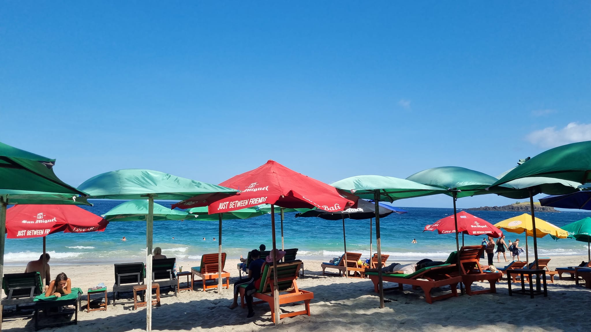 White sand beach